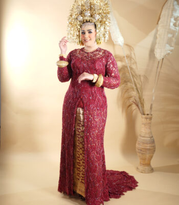 Kebaya Maroon Emori