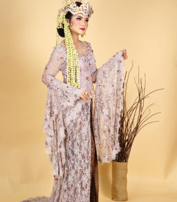 Kebaya Gaun Nude Salsabilla