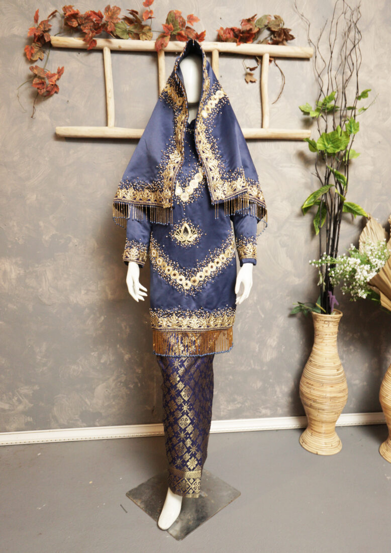 Baju Koto Gadang Biru