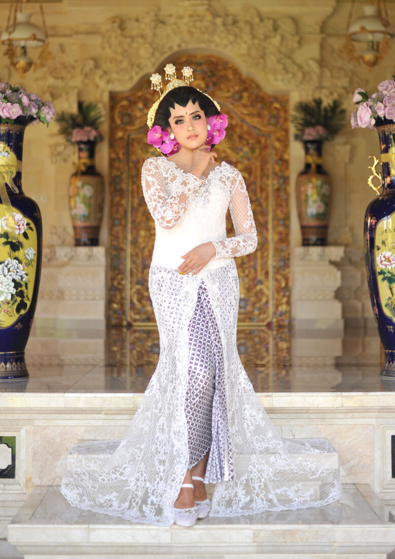 Kebaya Bali Tresna Sita Yoga Putih