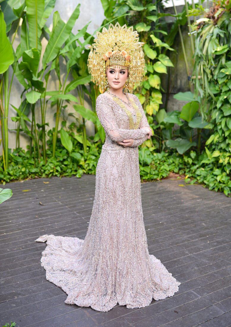 Gaun Mermaid Nude Salsa