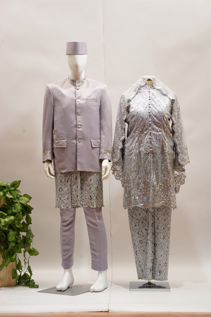 Kebaya Ibu Silver Blink-Blink Muhajirin