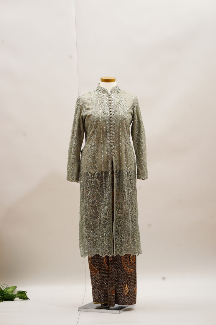 Kebaya Ibu Hijau Tunik Puring (Baru)