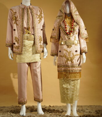 Baju Koto Gadang Peach Gold 1