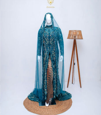 Kebaya Hijau Emerald 003