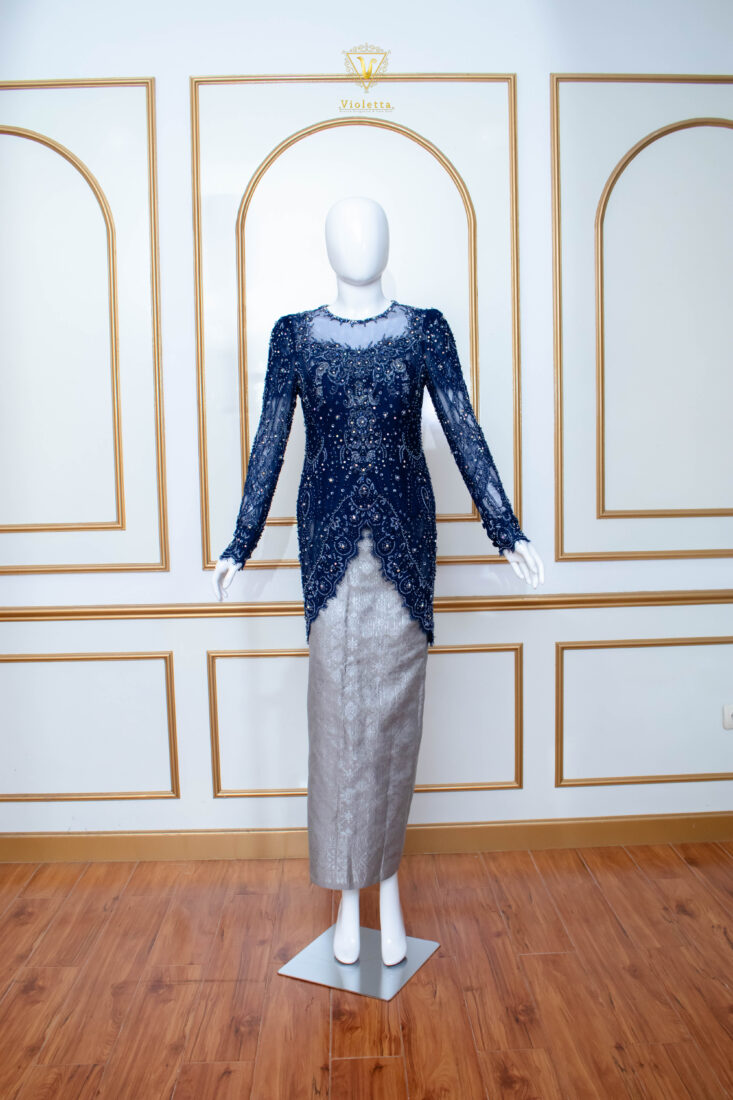 Kebaya Lamaran dan Wisuda Biru 001