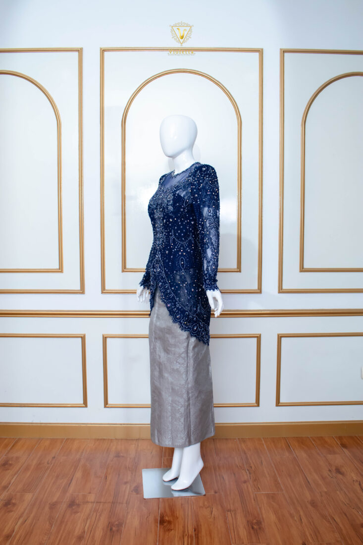 Kebaya Lamaran dan Wisuda Biru 001