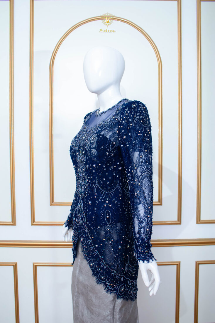 Kebaya Lamaran dan Wisuda Biru 001