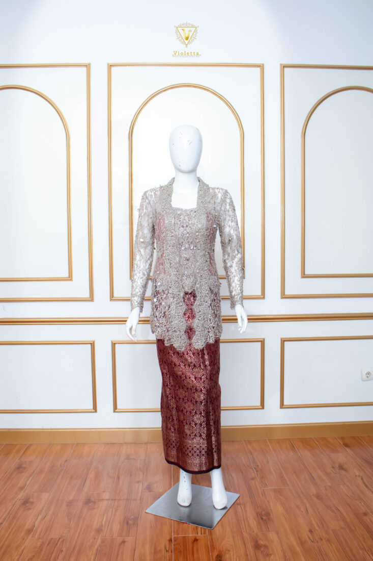 Kebaya Lamaran Silver 001