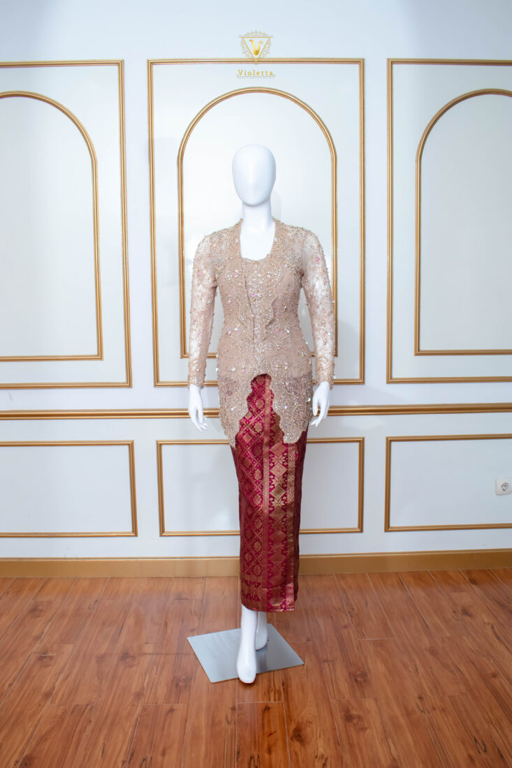 Kebaya Lamaran Nude 003