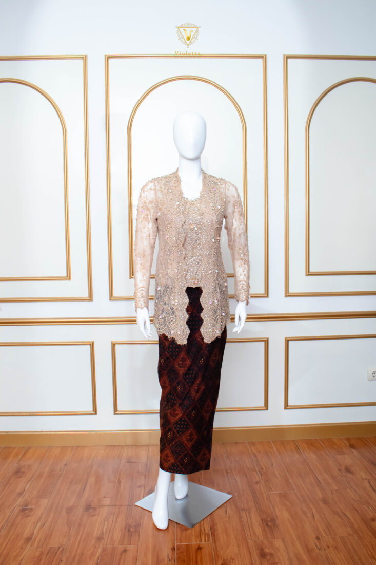 Kebaya Lamaran Nude 001
