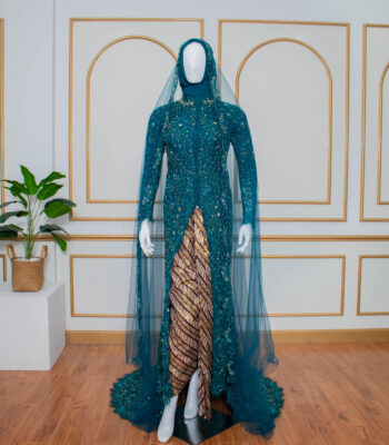 Kebaya Hijau Emerald 005