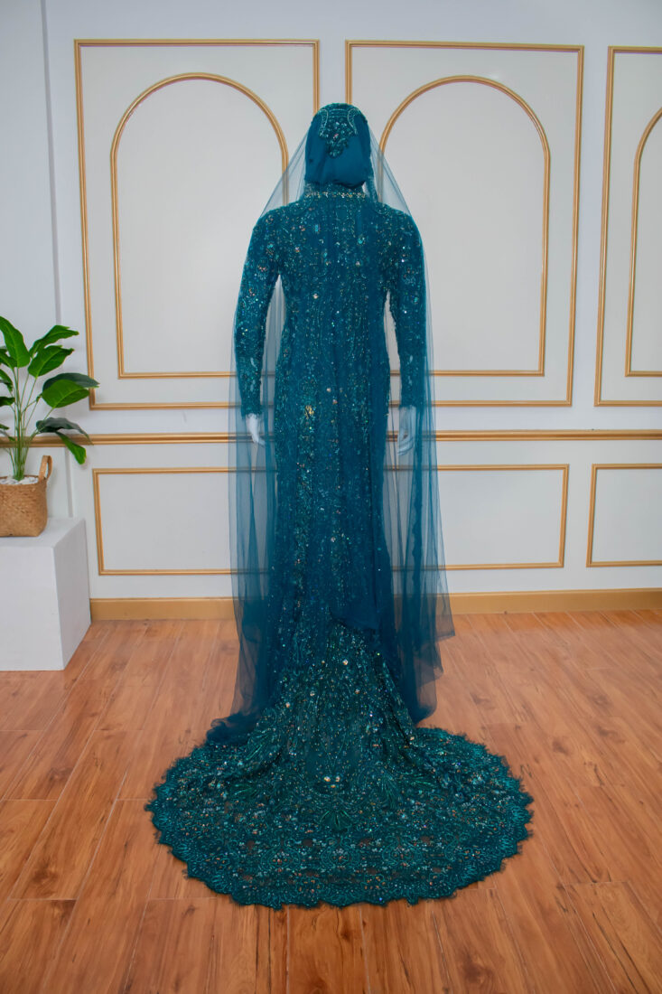 Kebaya Hijau Emerald 005