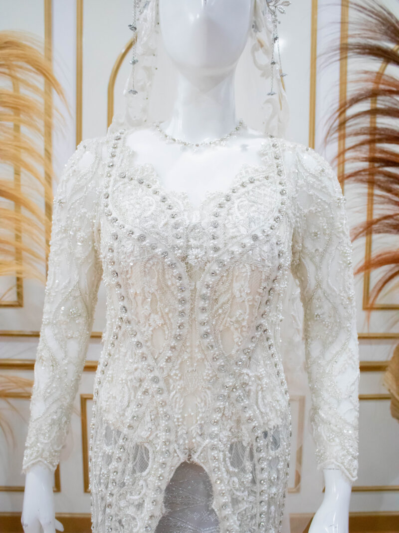 Kebaya Putih Akad 045