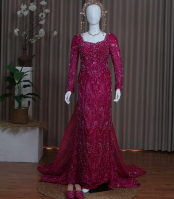 Gaun Fushia Tiara Pink