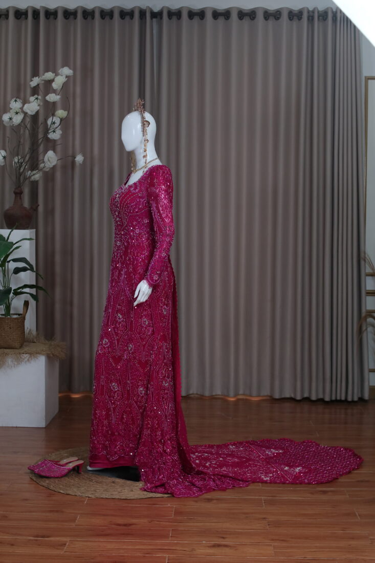 Gaun Fushia Tiara Pink