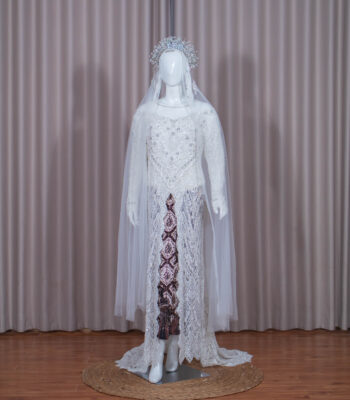 Kebaya Akad Putih Adine