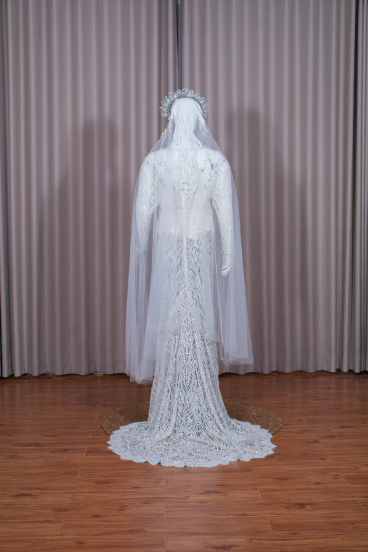 Kebaya Akad Putih Adine