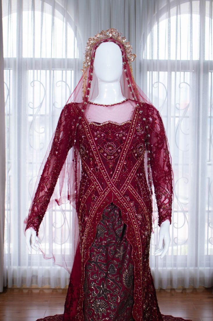 Kebaya Maroon Lia
