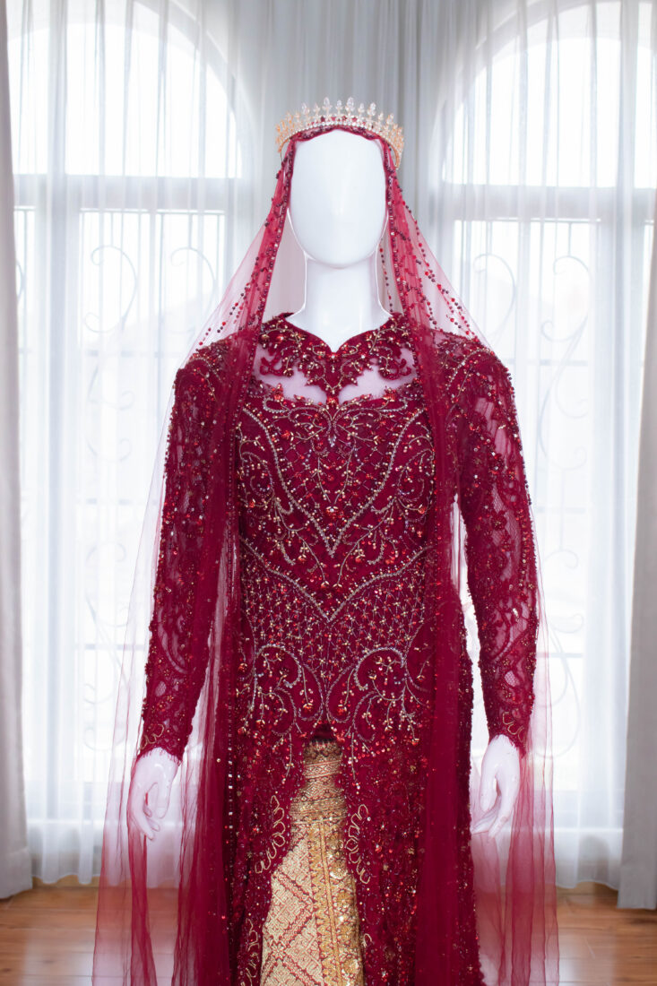 Kebaya Maroon Adine